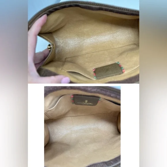 Brown Patterned Shoulder Bag - Picture 15 of 16